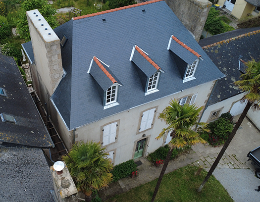 Travaux de couverture à Pouldergat et Plogonnec